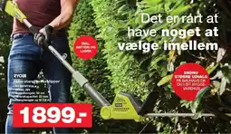 Bauhaus RYOBI Akku-stangheekkeklipper tilbud
