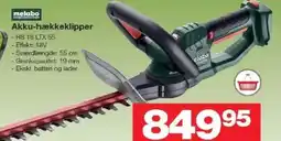 Bauhaus METABO Akku-hækkeklipper tilbud