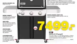 Bauhaus WEBER Genesis e-315 gasgrill tilbud