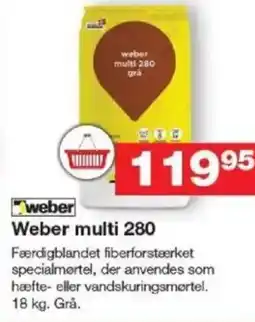 Bauhaus WEBER Multi 280 tilbud