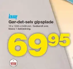 Bauhaus KNAUF Gør-det-selv gipsplade tilbud