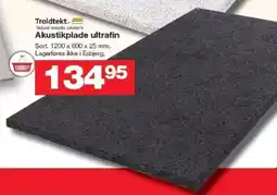 Bauhaus TROLDTEKT Akustikplade ultrafin tilbud