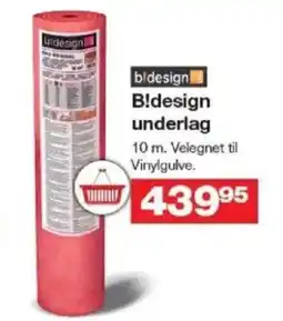 Bauhaus B!DESIGN B!design underlag tilbud