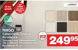 Bauhaus PERGO Laminatgulv original excellence tilbud