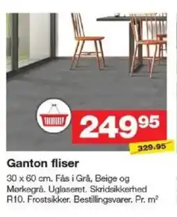 Bauhaus Ganton fliser tilbud