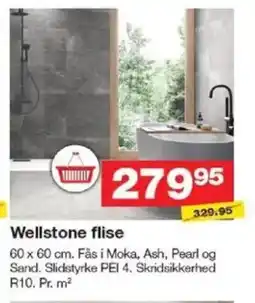 Bauhaus Wellstone flise tilbud