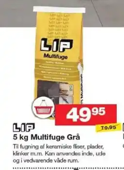 Bauhaus LIP Multifuge grå tilbud
