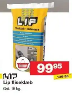 Bauhaus LIP Lip fliseklæb tilbud