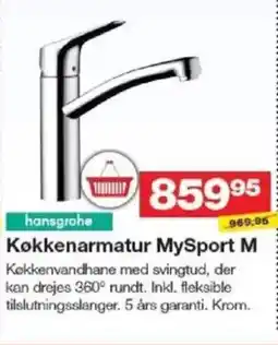 Bauhaus Køkkenarmatur mysport m tilbud