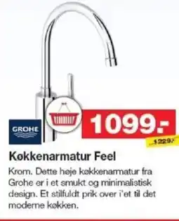 Bauhaus GROHE Køkkenarmatur feel tilbud