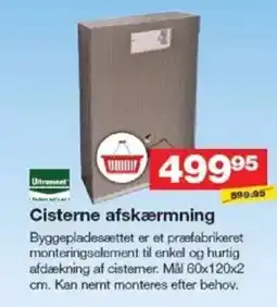 Bauhaus ULTRAMENT Cisterne afskærmning tilbud