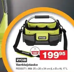 Bauhaus RYOBI Værktøjstaske tilbud