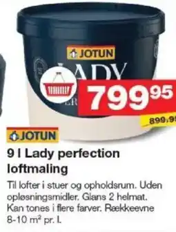 Bauhaus JOTUN Lady perfection loftmaling tilbud