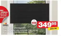Bauhaus DEBEL Touch split plisségardin tilbud