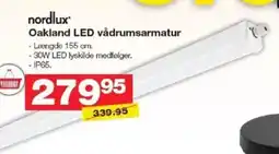 Bauhaus NORDLUX Oakland led vådrumsarmatur tilbud