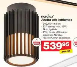 Bauhaus NORDLUX Aludra ude loftlampe tilbud