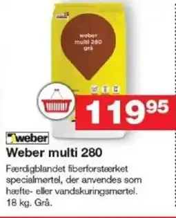 Bauhaus WEBER Multi 280 tilbud