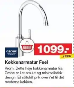 Bauhaus GROHE Køkkenarmatur feel tilbud