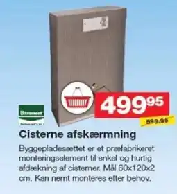Bauhaus ULTRAMENT Cisterne afskærmning tilbud