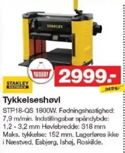 Bauhaus STAKLEY FATMAX Tykkelseshøvl tilbud