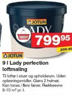 Bauhaus JOTUN Lady perfection loftmaling tilbud