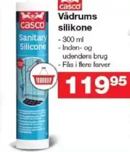 Bauhaus CASCO Vådrums silikone tilbud