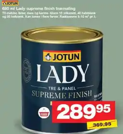 Bauhaus JOTUN Lady supreme finish træmaling tilbud