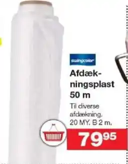 Bauhaus SWINGCOLOR Afdæk- ningsplast 50 m tilbud