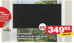Bauhaus DEBEL Touch split plisségardin tilbud