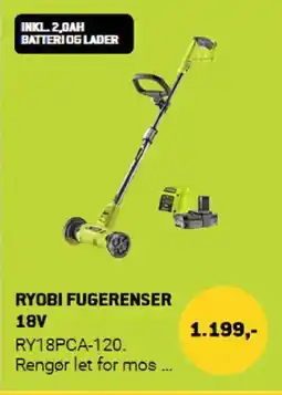 XL-BYG RYOBI Fugerenser 18v tilbud