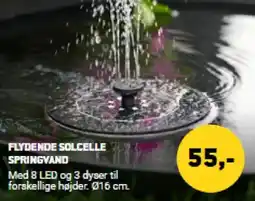 XL-BYG Flydende solcelle springvand tilbud