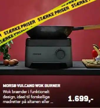 XL-BYG Morso vulcano wok burner tilbud