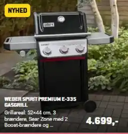 XL-BYG Weber spirit premium e-335 gasgrill tilbud