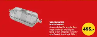 XL-BYG Weber crafted rotisserikurv tilbud