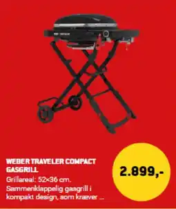 XL-BYG Weber traveler compact gasgrill tilbud