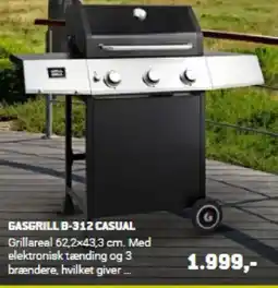 XL-BYG Gasgrill b-312 casual tilbud