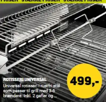 XL-BYG Rotisseri universal tilbud
