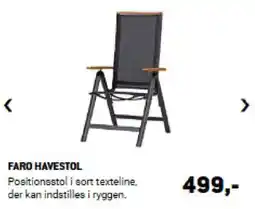 XL-BYG Faro havestol tilbud