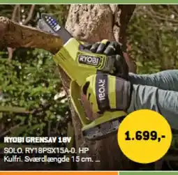 XL-BYG RYOBI Grensav 18V tilbud
