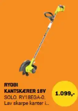 XL-BYG RYOBI Kantskærer 18V tilbud