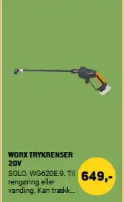 XL-BYG WORX Trykrenser 20V tilbud