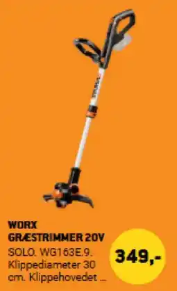 XL-BYG WORX Græstrimmer 20V tilbud