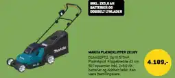 XL-BYG MAKITA Plæneklipper 2x18V tilbud