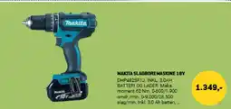 XL-BYG MAKITA Slagboremaskine 18V tilbud