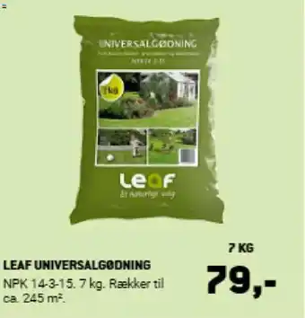 XL-BYG LEAF Universalgødning tilbud