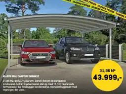 XL-BYG XL-Byg stål carport dobbelt tilbud