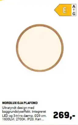 XL-BYG NORDLUX Oja plafond tilbud