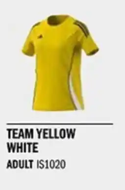 Sport Direct ADIDAS Jersey TIRO24 JSYW Team yellow White tilbud