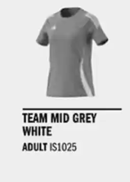 Sport Direct ADIDAS Jersey TIRO24 JSYW Team mid grey White tilbud