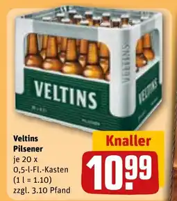 REWE DE VELTINS Pilsener tilbud